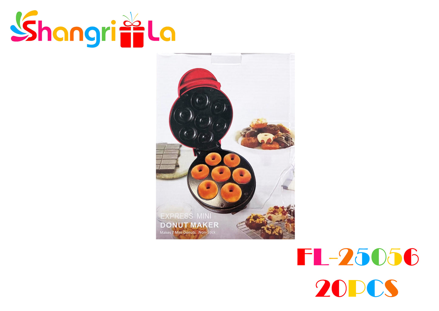 Maquina para 7 mini donas 24*20*6cm