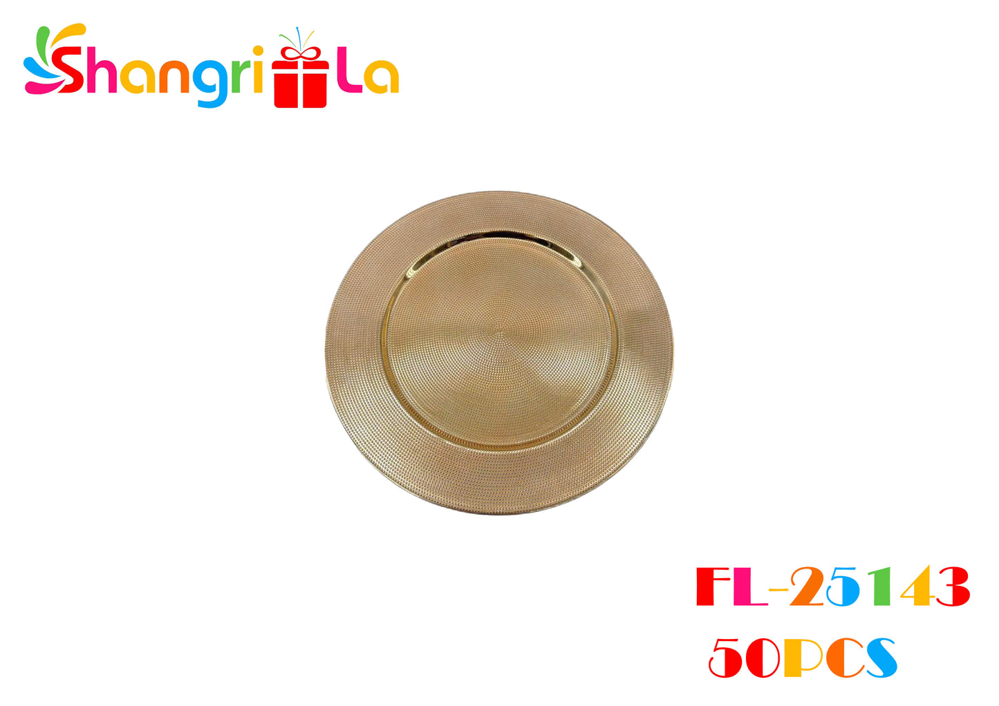 PLATOS DECORATIVOS DORADOS 33CM