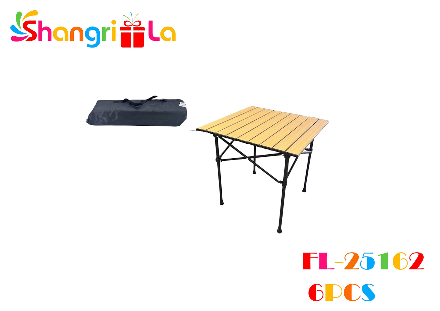 MESA DE CAMPING PLEGABLE + ESTUCHE