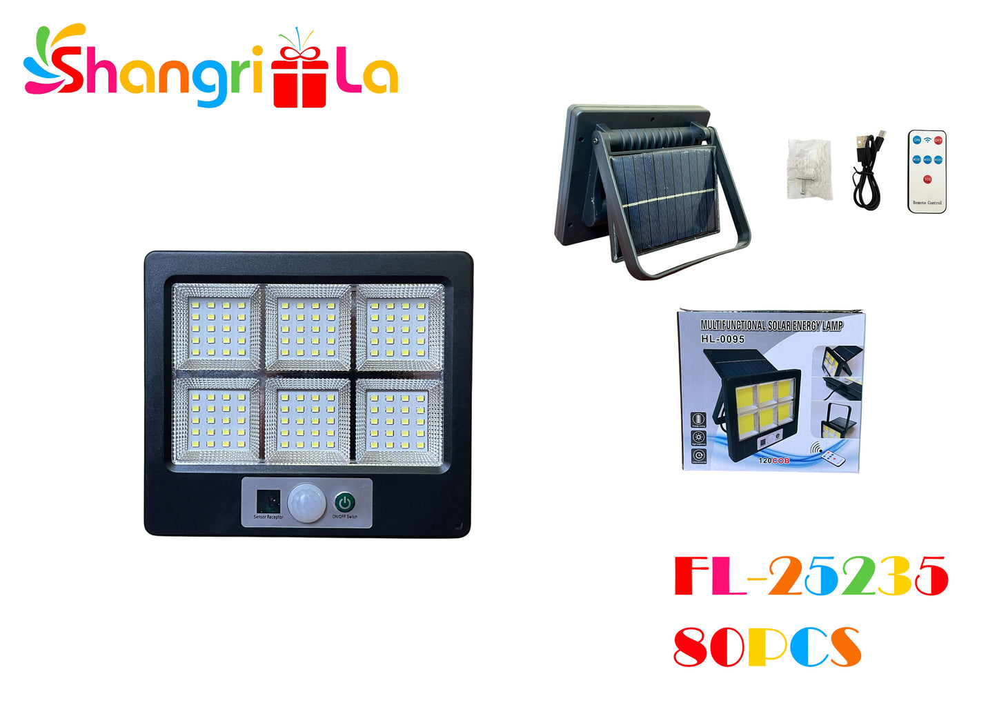 LAMPARA SOLAR CON SENSOR DE MOVIMIENTO
