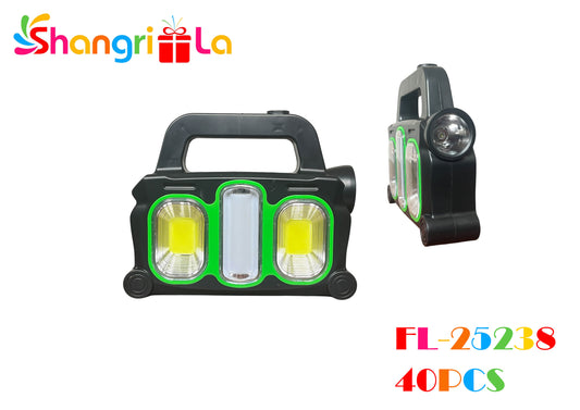 Foco led con linterna recargable