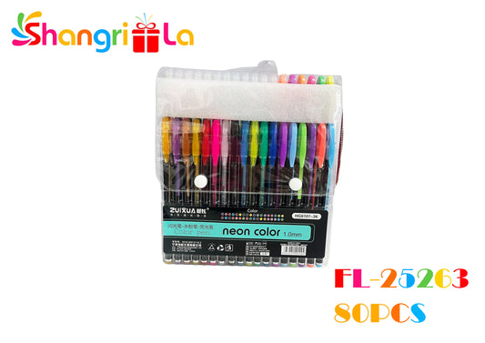 LAPICES EN GEL COLOR NEON 36 PCS