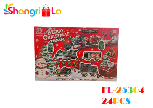 TREN ELECTRICO NAVIDEÑO 33 PCS