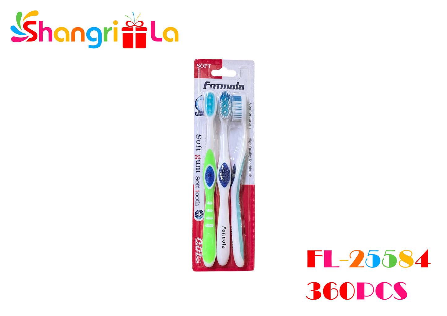 PACK 3 CEPILLOS DE DIENTES CON LIMPIADOR DE LENGUA