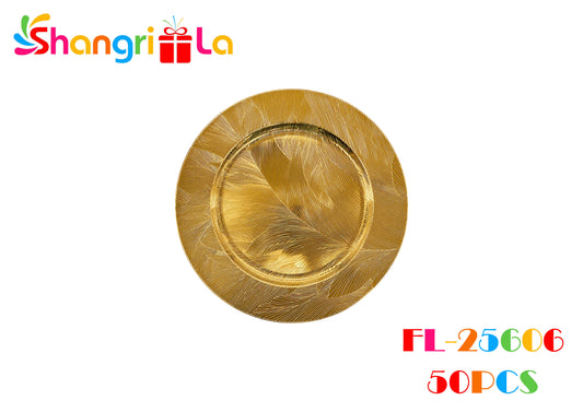 Platos decorativos dorados 33cm