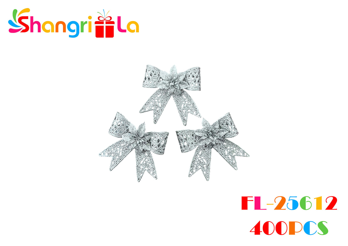 Lazos decorativos con glitter 3pcs