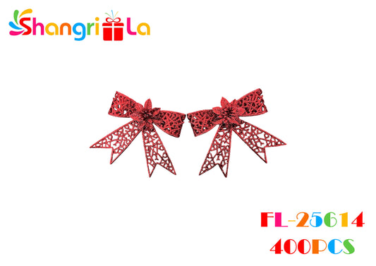 Lazos decorativos con glitter 2pcs