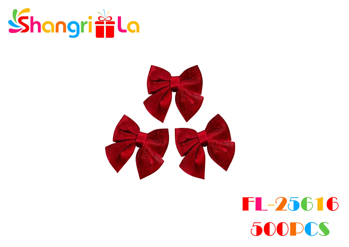 Lazos decorativos rojos 3 pcs