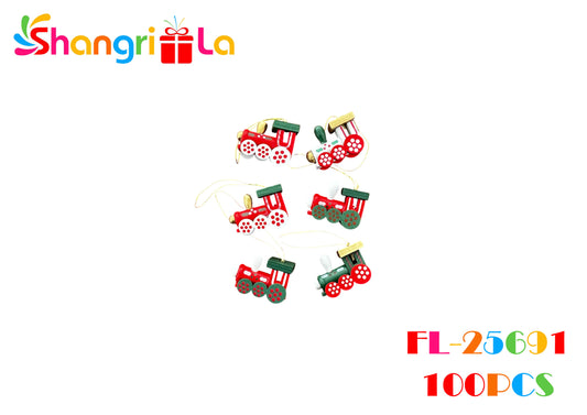 Trencitos de madera para colgar 6pcs