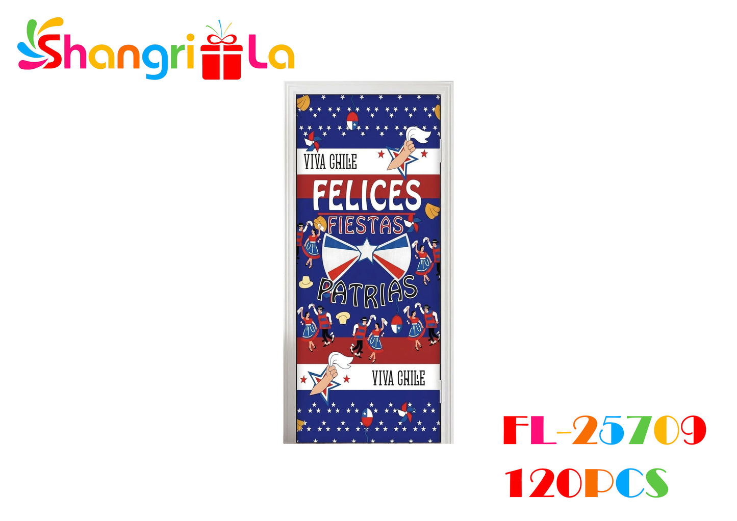 Cubre puerta de fiestas patrias 1.00*2.10MT