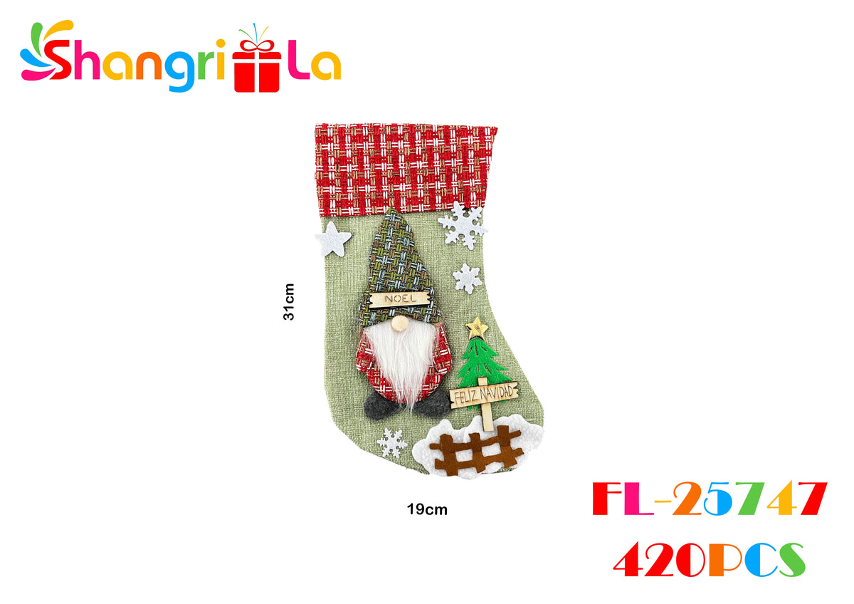 Calcetín navideño 31cm