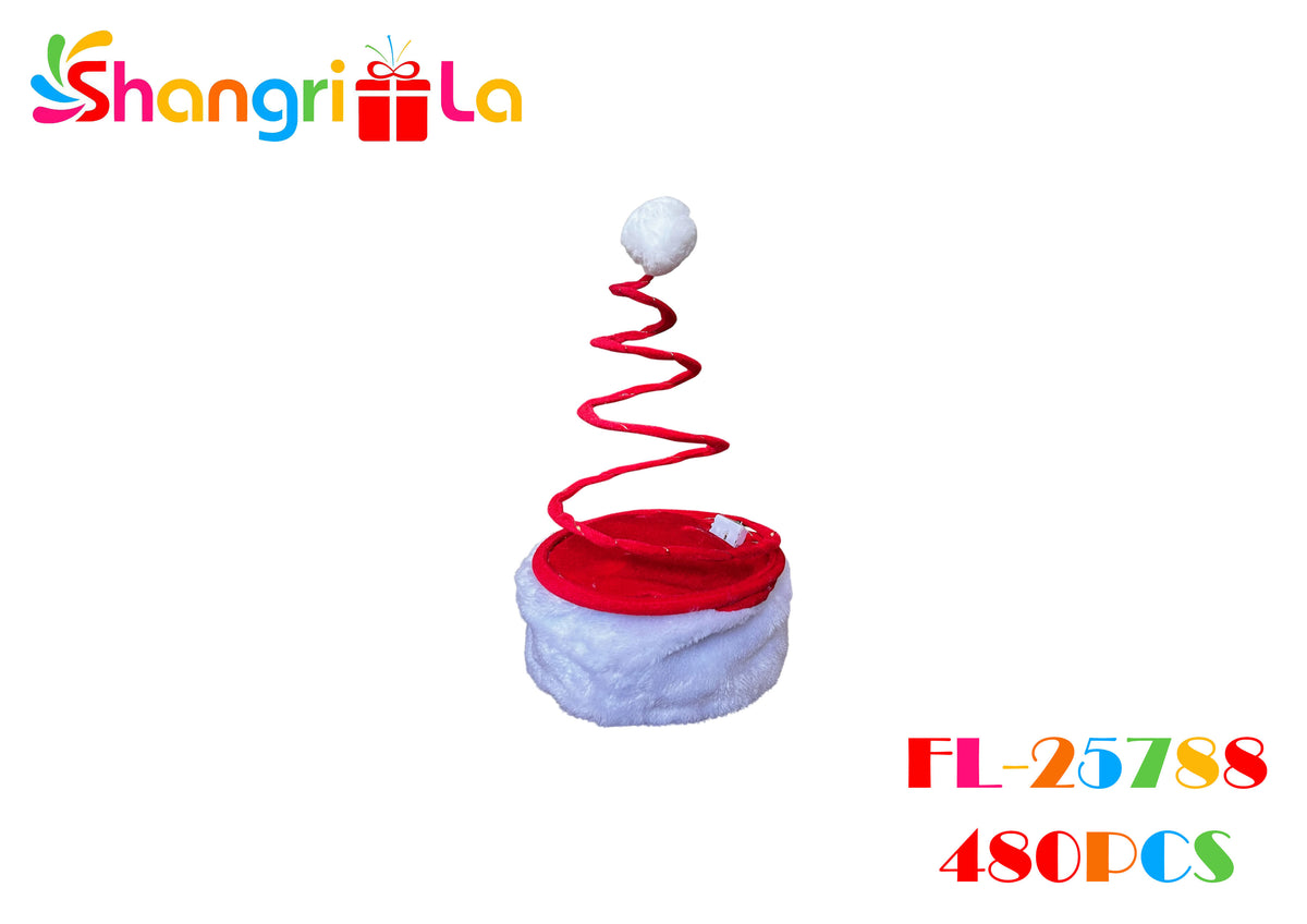 Gorro navideño de resorte