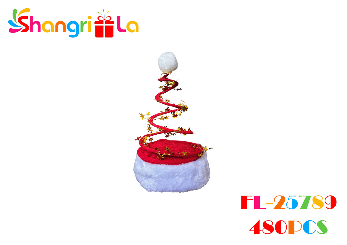 Gorro navideño de resorte