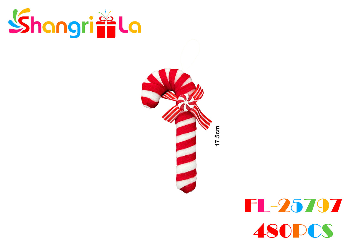 Bastón de dulce decorativo 17.5cm