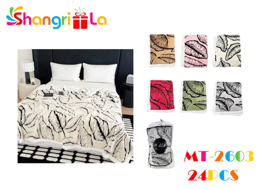 FRAZADA CON DISEÑO 2P