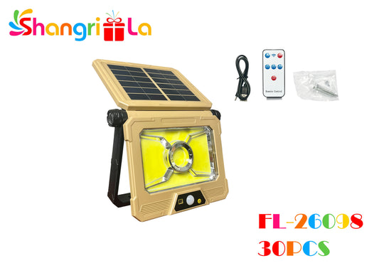 Foco solar con sensor de movimiento