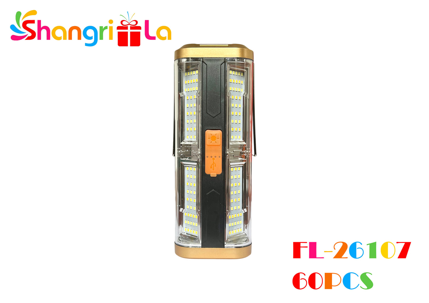 Foco solar de 4 caras mediano (21.5cm)