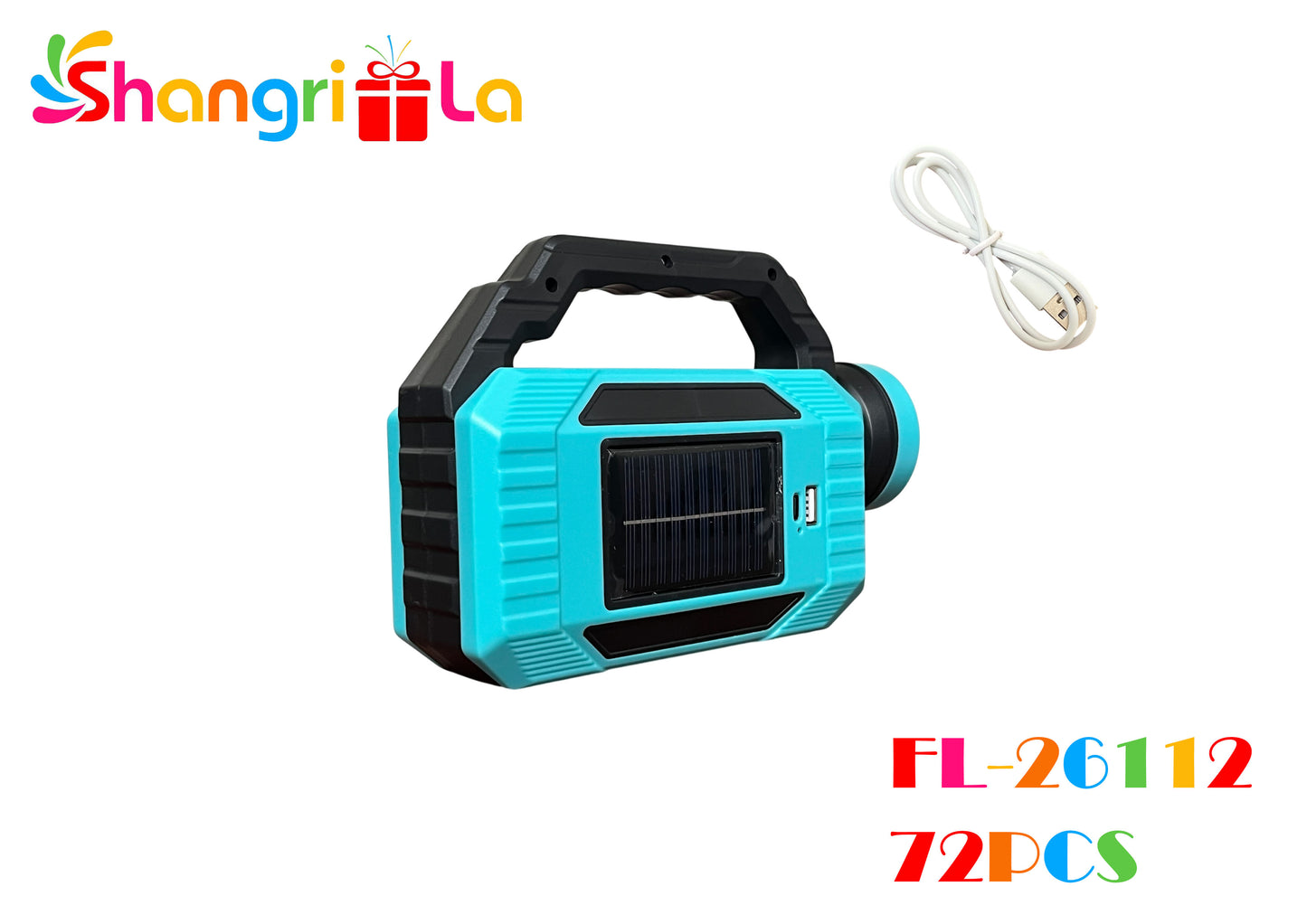 Linterna con foco solar