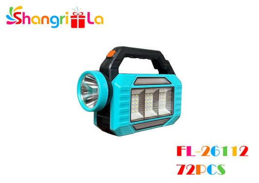 Linterna con foco solar