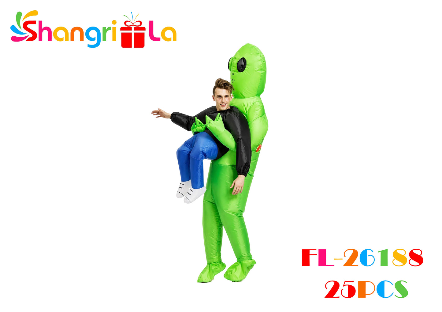 Disfraz inflable de extraterrestre para adulto