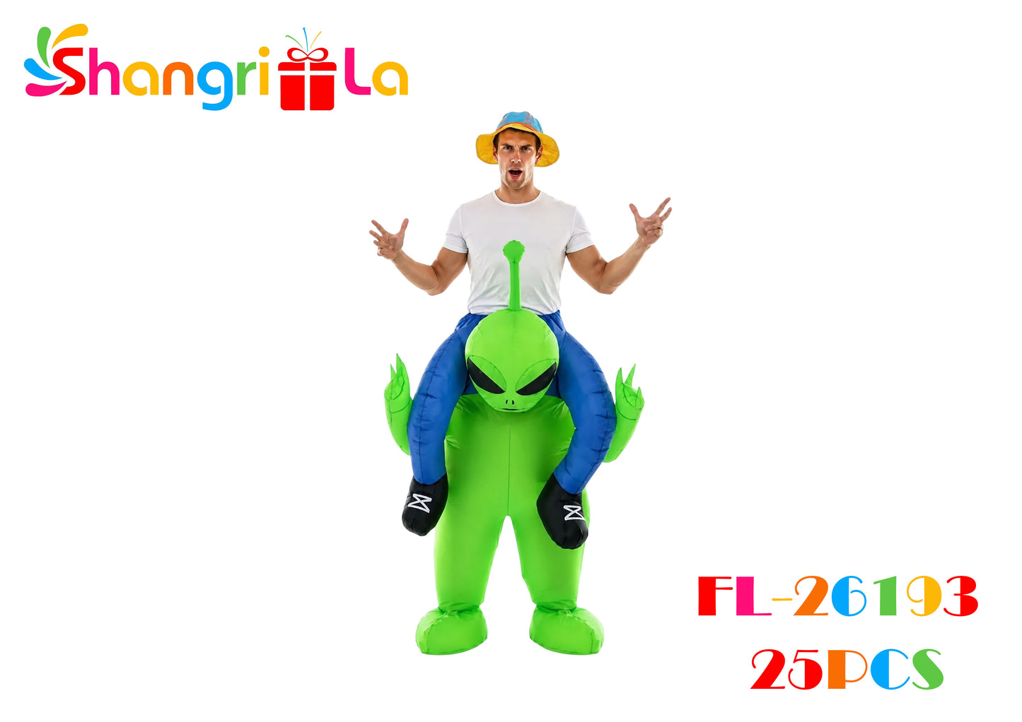 Disfraz inflable de extraterrestre para niños
