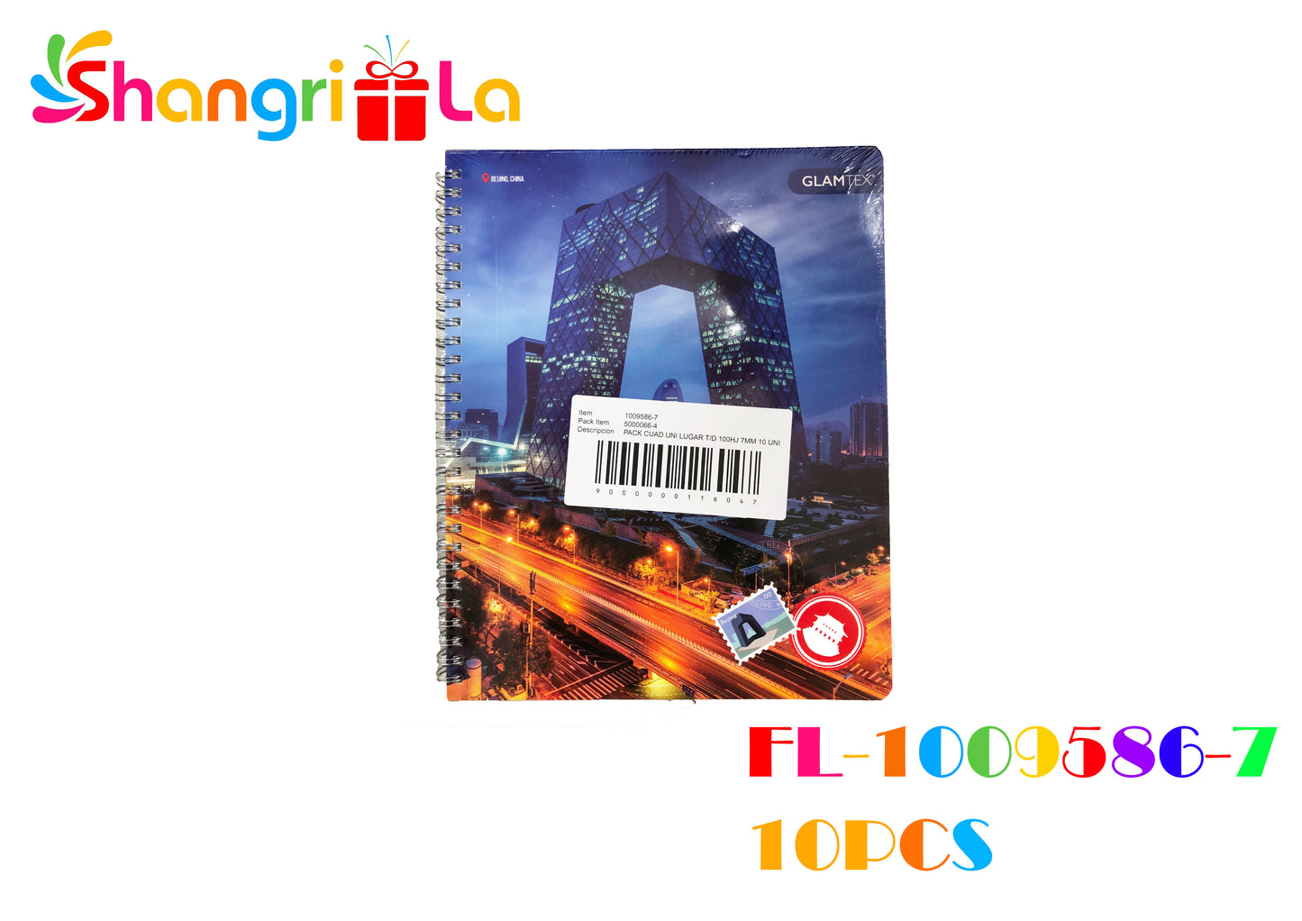 PACK CUADERNOS UNI LUGAR 10 UNIDADES