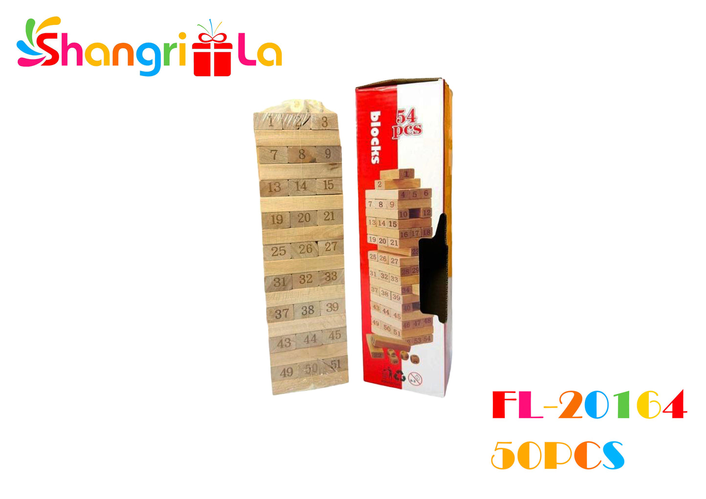 JENGA DE MADERA 54PCS