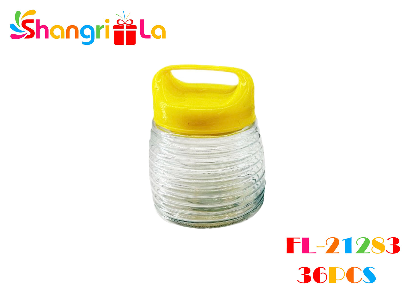 TARRO DE VIDRIO CON TAPA DE PLASTICO