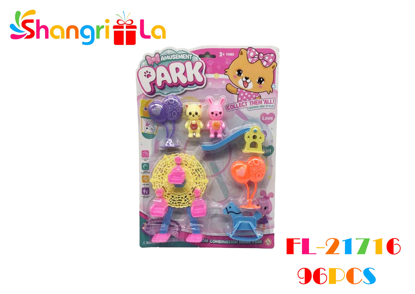 SET DE JUGUETES PARQUE DE DIVERSIONES