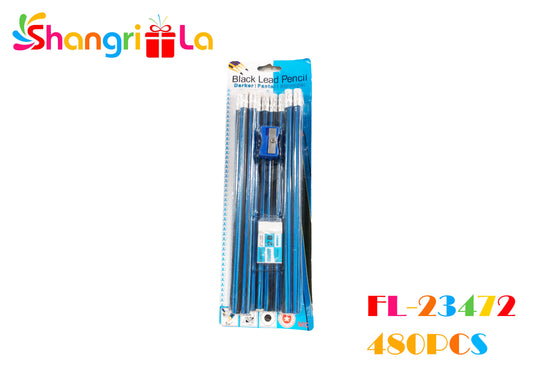 SET DE LAPICES CON BORRADOR Y SACAPUNTA