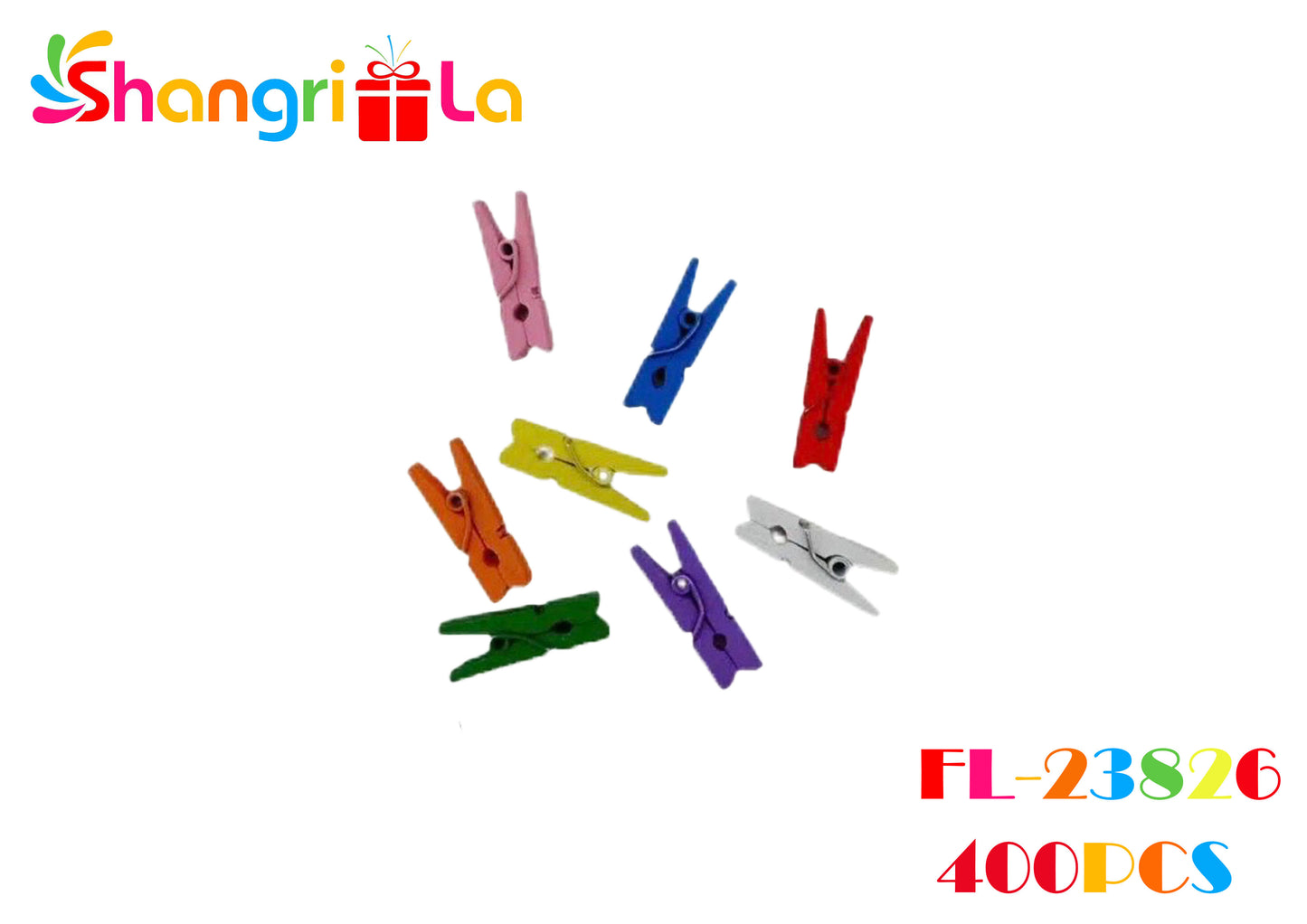MINI PINZAS DE MADERA 12PCS