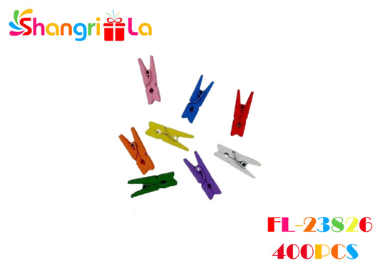 MINI PINZAS DE MADERA 12PCS