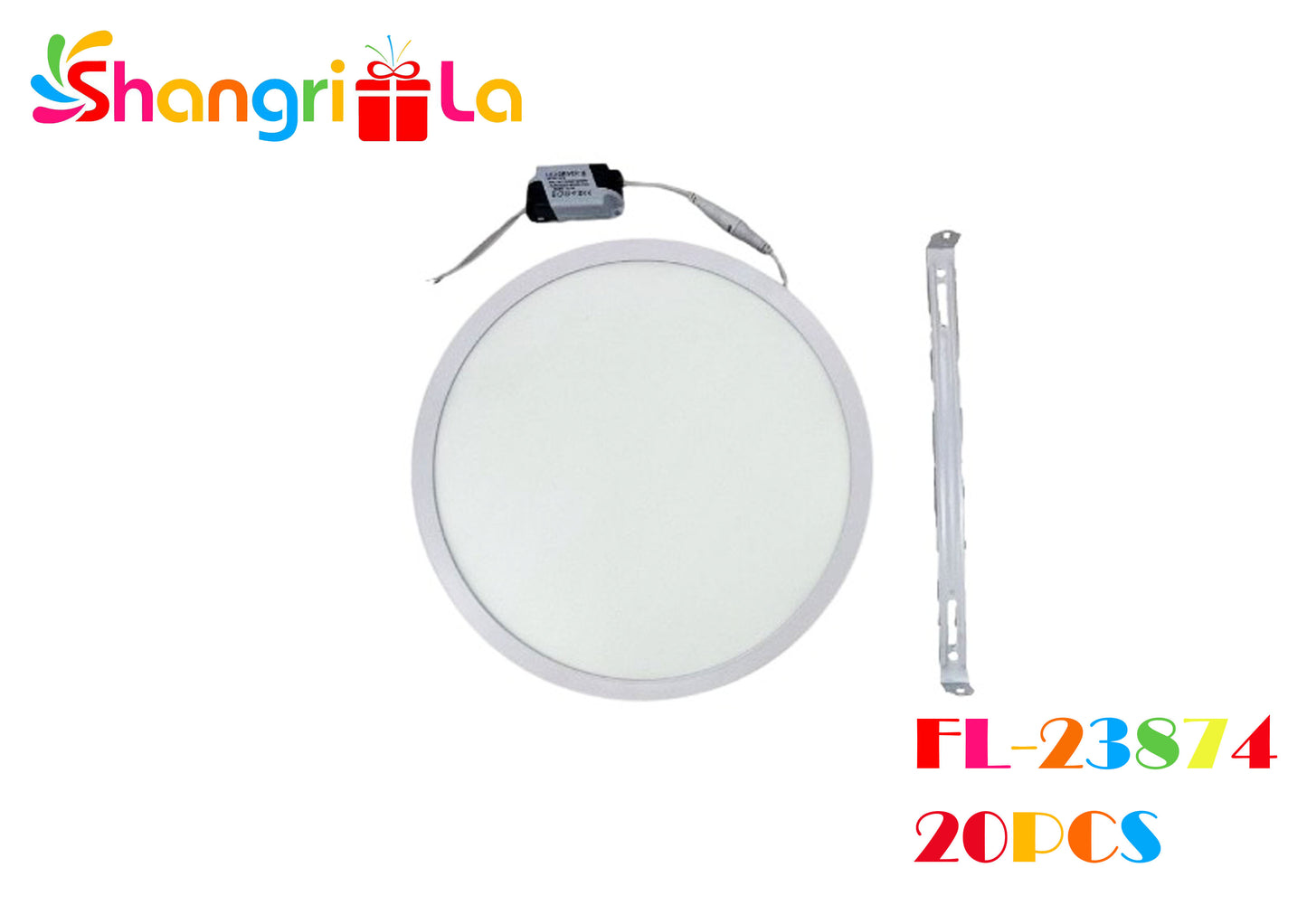 PANEL CIRCULAR DE LUZ LED 28CM