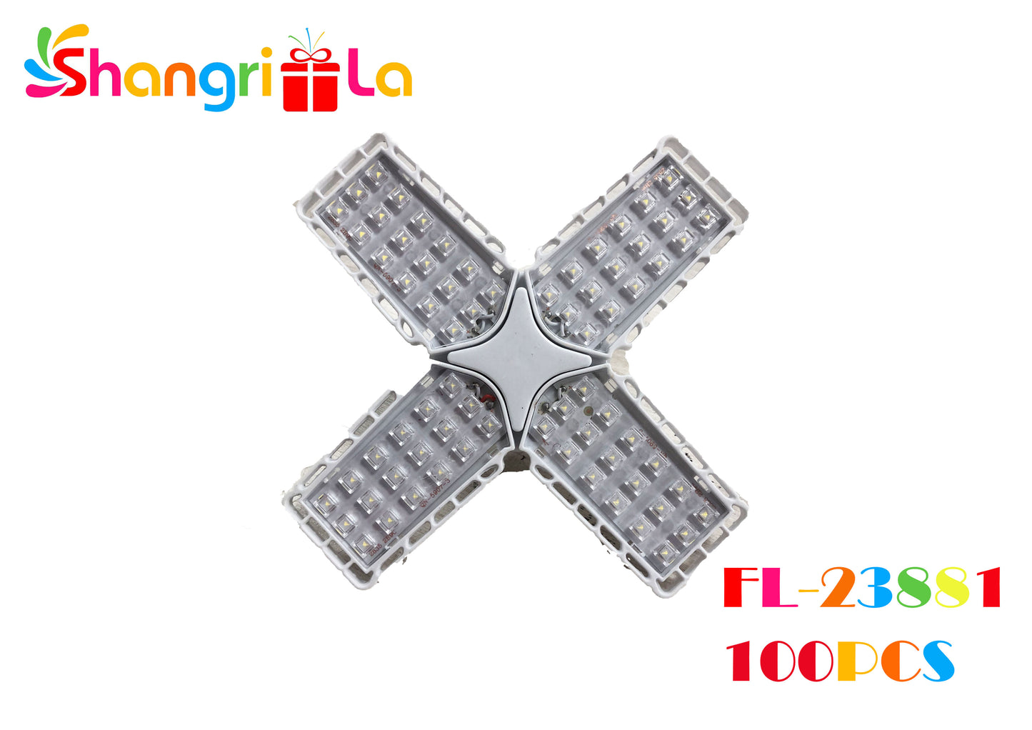 LAMPARA LED CON ASPAS 60W