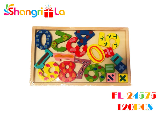 JUGUETE DE MADERA DE NUMEROS