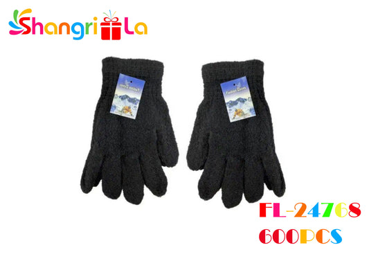 GUANTES PARA INVIERNO MONOCROMATICOS 22CM