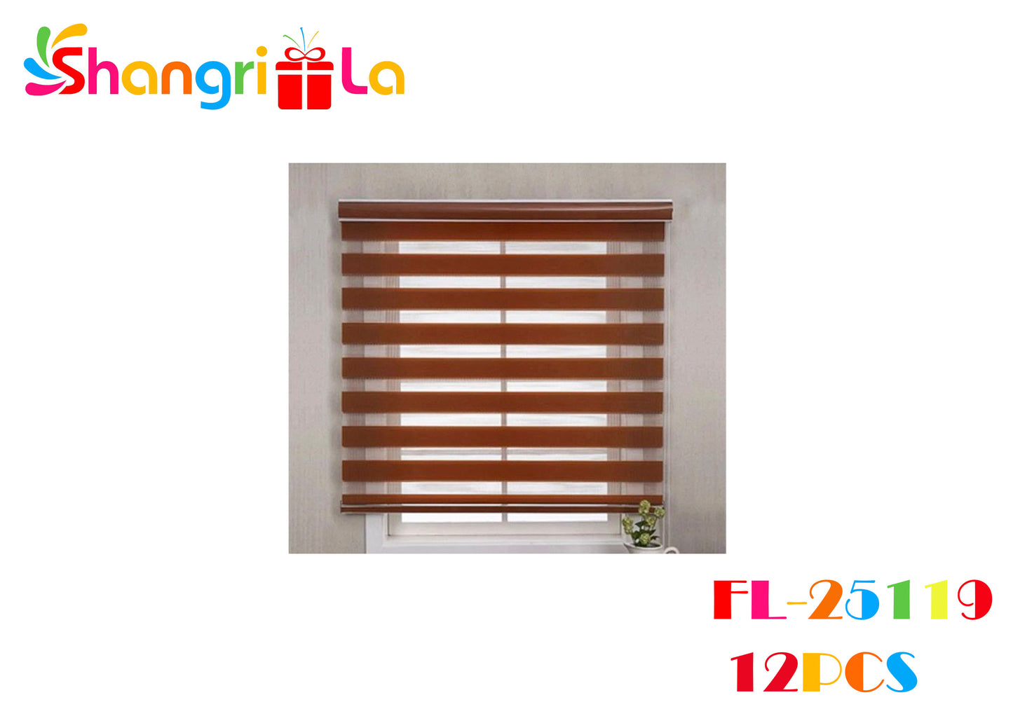CORTINA ROLLER 120X180CM (CAFE)