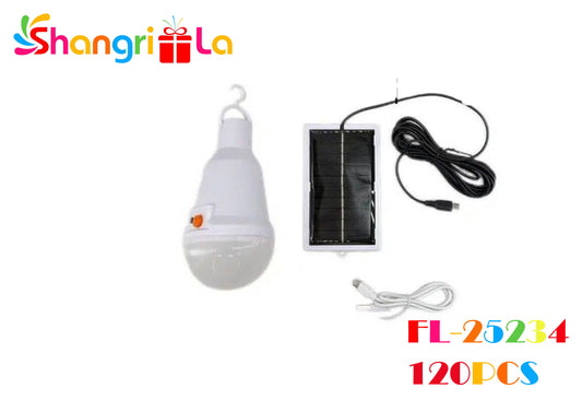 LAMPARA DE CARGA SOLAR DE EMERGENCIA 17CM