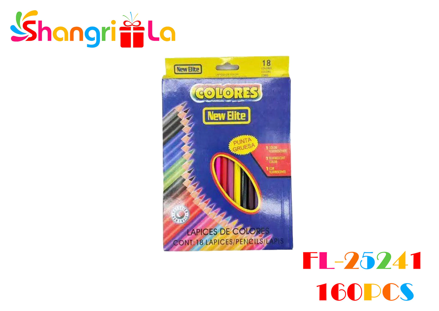 CAJA DE 18 LAPICES DE COLORES