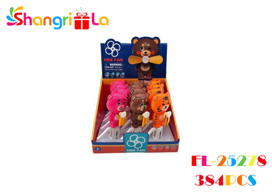 1PCS VENTILADOR MANUAL CON FORMA DE OSITO