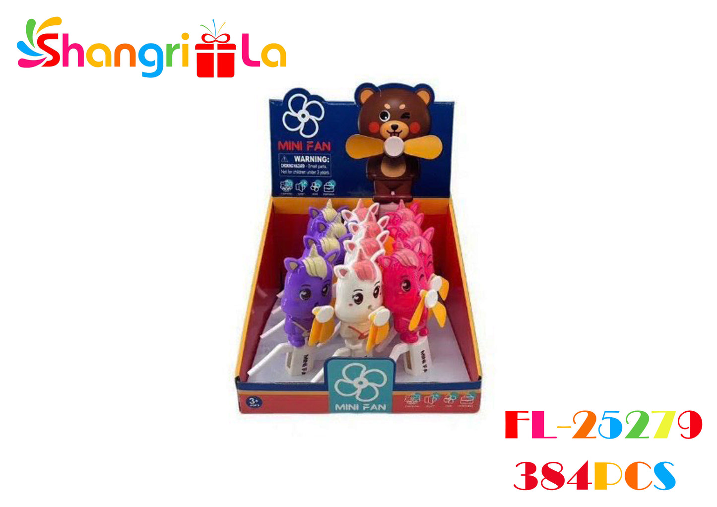 1PCS VENTILADOR MANUAL CON FORMA DE PONY