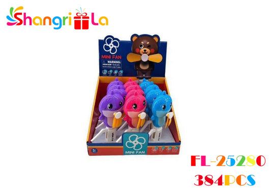 1PCS VENTILADOR MANUAL CON DISEÑO DE TIBURON