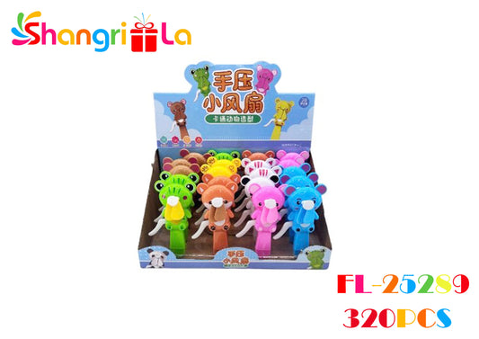 1PCS VENTILADORES MANUALES CON DISEÑO DE ANIMALES