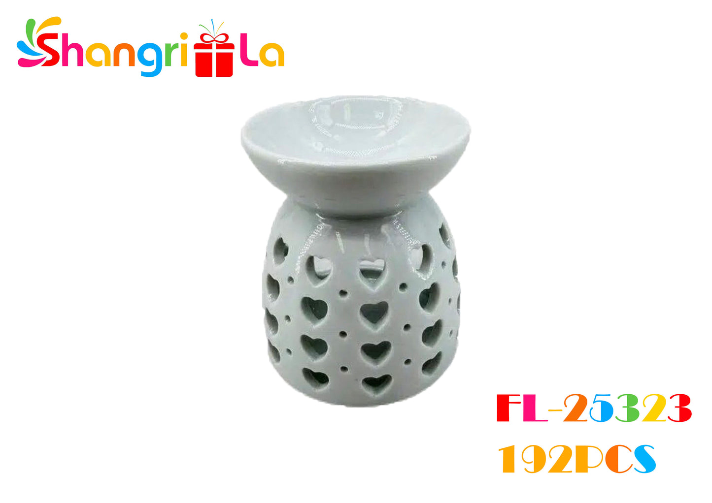 QUEMADOR DE ACEITE ESENCIAL CON DISEÑO DE CORAZONES