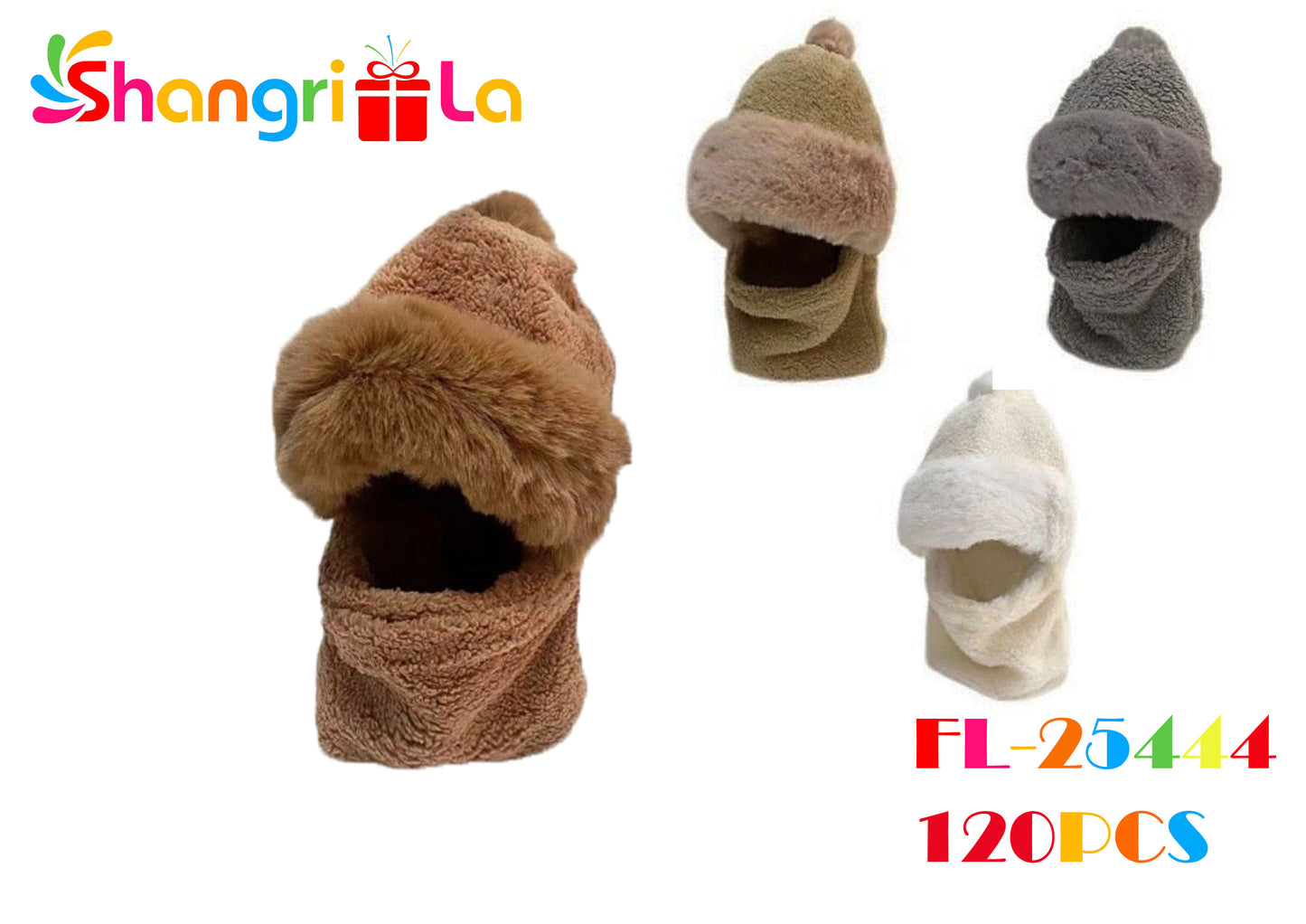 GORRO DE FELPA PASAMONTAÑAS 35CM