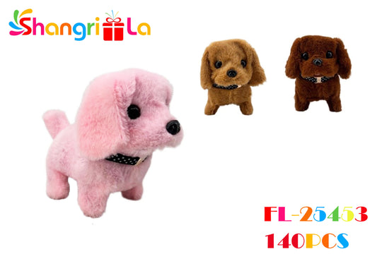 PELUCHE DE PERRITO QUE CAMINA 15CM