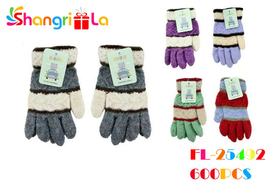 GUANTES PARA INVIERNO DE NIÑO Y NIÑA 18CM